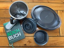 TM5 Topf,Deckel,Messer,Messbecher,Varoma,Rühraufsatz,Gareinsatz,Cookkey,Kochbuch
