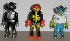 ♛ playmobil - Sammlungsauflösung - 3 Figuren - Space / Raumfahrt ♛