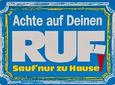 Aufkleber Sticker Achte auf