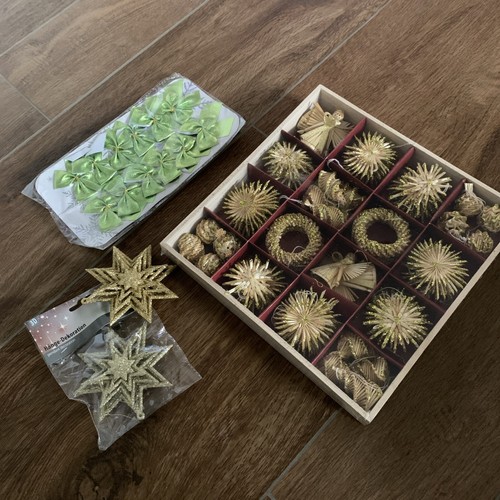 Teiliges strohsterne set - strohsterne,