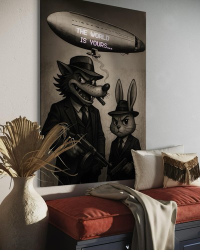 Pogodi leinwand bild - nu,