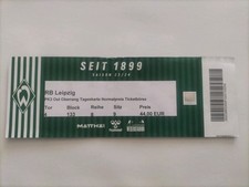 Sammler ticket werder - ticket,