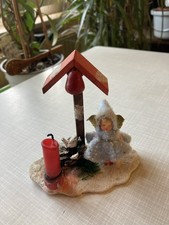 Engel (alt) - Kerzenhalter - Tischschmuck - DDR - 10,5 x 5,5 x 10,5 cm - rar