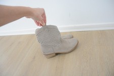 Wildleder Stiefeletten Cowboy Stiefel La Strada Gr.37