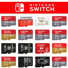 Nintendo Switch Konsole Zubehör: Speicherkarte, MicroSD Karte, MemoryCard