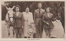 ❤Original alte POSTKARTE_King GEORGE VI_Queen_ELIZABETH_Mother_Princess_MARGARET