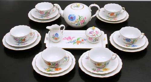 Meissen blumenmalerei bunte - meissen,