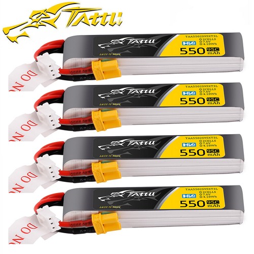 Tattu 550mah 95c hv - 4x, 2s