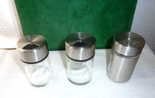 3  Gewürzstreuer,   Edelstahl