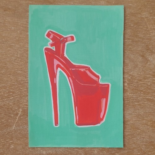 Original gemälde pleaser high - original,