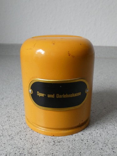 Metall spardose alt - metall,