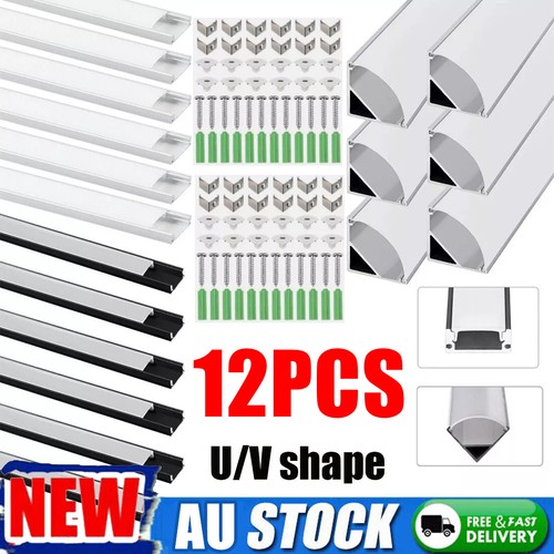 12x aluminium kanal aluprofil - 12x,