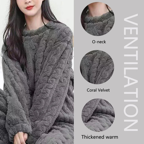 Warmer flanell damen pyjama - warmer,