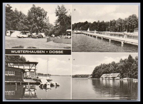 Ansichtskarte wusterhausen - ansichtskarte, /