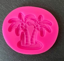 3D Fondantform Insel Palmen