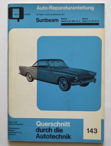 Sunbeam alpine rapier 1965 - sunbeam,