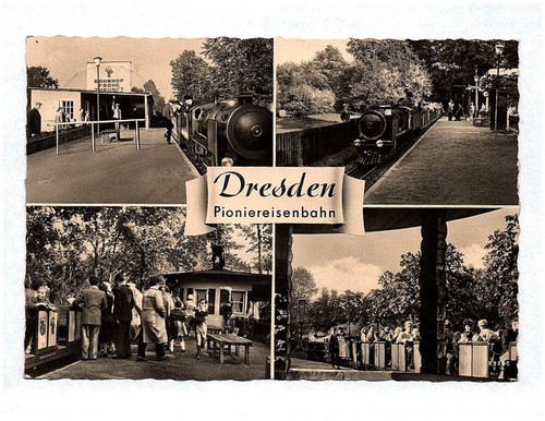 Dresden pioniereisenbahn - ak,
