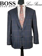 Hugo Boss Loro Piana Sonderanfertigung Peek & Cloppenburg  Kariertes Sakko
