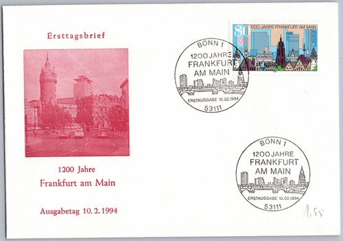Bund fdc frankfurt main - frankfurt, am