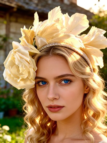 Exklusive fascinator seide - exklusive,