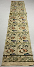 Vintage Japanischer Obi Gürtel bestickt Hochzeit Panel 378x68 cm