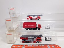 3x Wiking H0 1:87 Feuerwehr FW