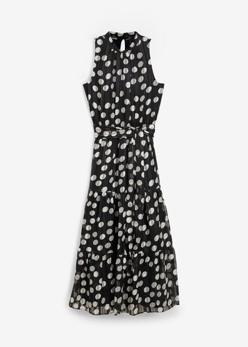 Chiffonkleid 38 schwarz - chiffonkleid,