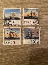 Briefmarken DDR Segelboote 1988