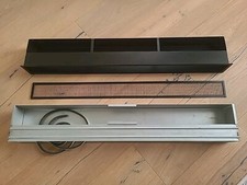 CB-tec Luftleiste Kamin Ofen Luftleisten 76 cm schwarz MIT Einbaurahmen - ll76s