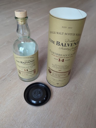 The balvenie whisky leere - balvenie, whisky,