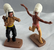 2 Plasty "Indianer"  Vintage
