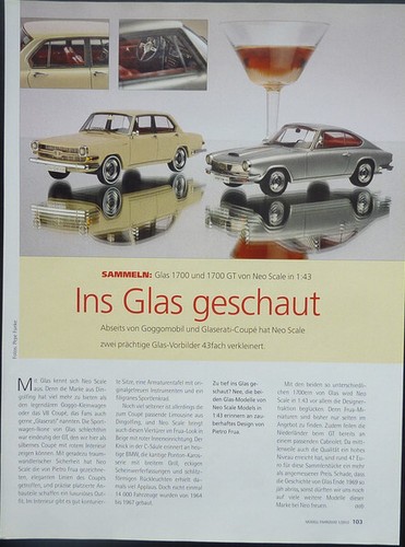 Glas 1700 und 1 - und, in