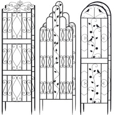 XXL Rankgitter Garten Kletterhilfe Pflanzen Rankhilfe 2er Set Metall Gartenzaun 