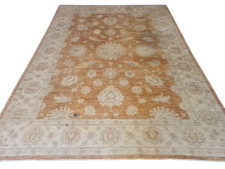 Palastteppich Handgeknüpfter Persischer Ziegler Orientteppich 339x245