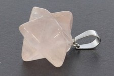  Rosenquarz Merkaba Stern