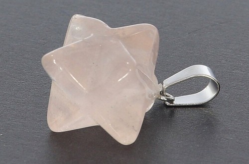 Rosenquarz merkaba stern - ,