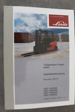 Linde Treibgasstapler, Elektrostapler Betriebsanleitung u. Ersatzteilkatalog