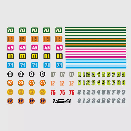 Waterslide decal 64 - waterslide, 1:64