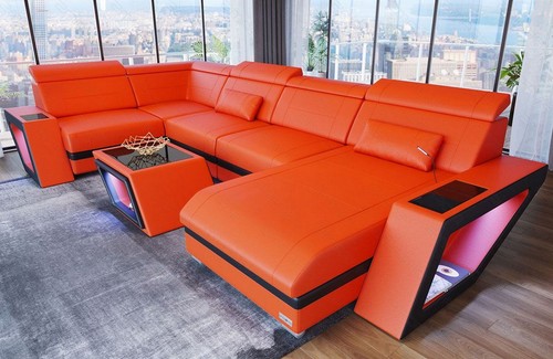 Sofa wohnlandschaft leder - wohnlandschaft,