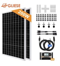 200W 12V Solarpanel Kit