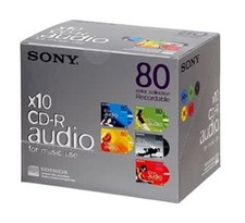Sony CD-R Audio 80 10er-Pack