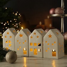 Teelichthalter Lichterdorf