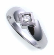 Damen ring echt weißgold - damen, 585