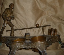 Sehr alte große  Metallfigur