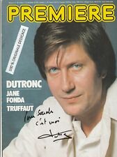 JACQUES DUTRONC: Signed Etoile World - 100% Original Autogramm.