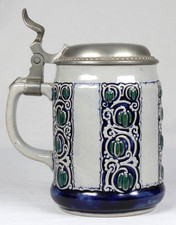 Jugendstil Bierkrug Karl