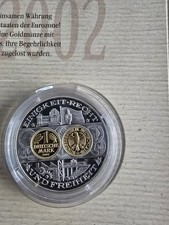 1200 Jahre Dt. Münzgeschichte Abschied Von Der D Mark 2001