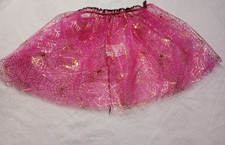 Karnevalrock /Verkleidung für  Kinder Pink,Motiv Spinnennetz ab 8 Jahre NEU