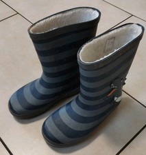 Gummistiefel gefüttert Größe 30 Dinosaurier gestreift von Doodogs