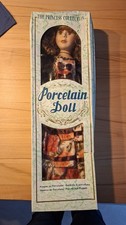 Porzellanpuppe Porcelain Doll noch in OVP neu Sammlerstück Handarbeit 48 cm